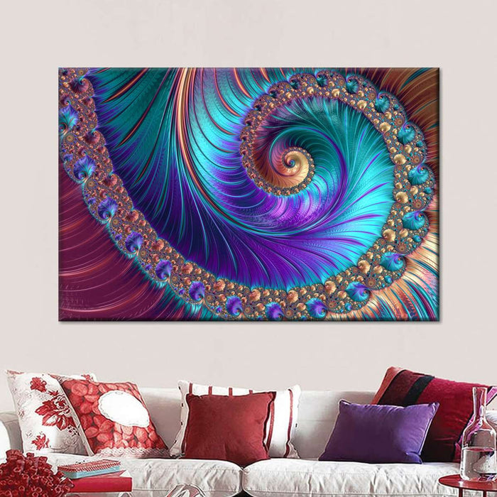 ElephantStock Abstract Fractal Shapes Wall Art