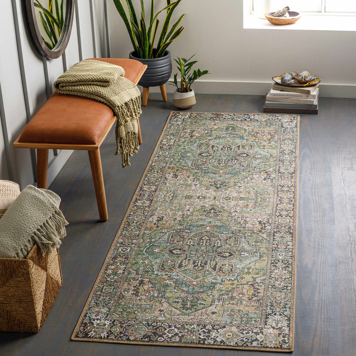 Hauteloom Neyland Sage Green Area Rug