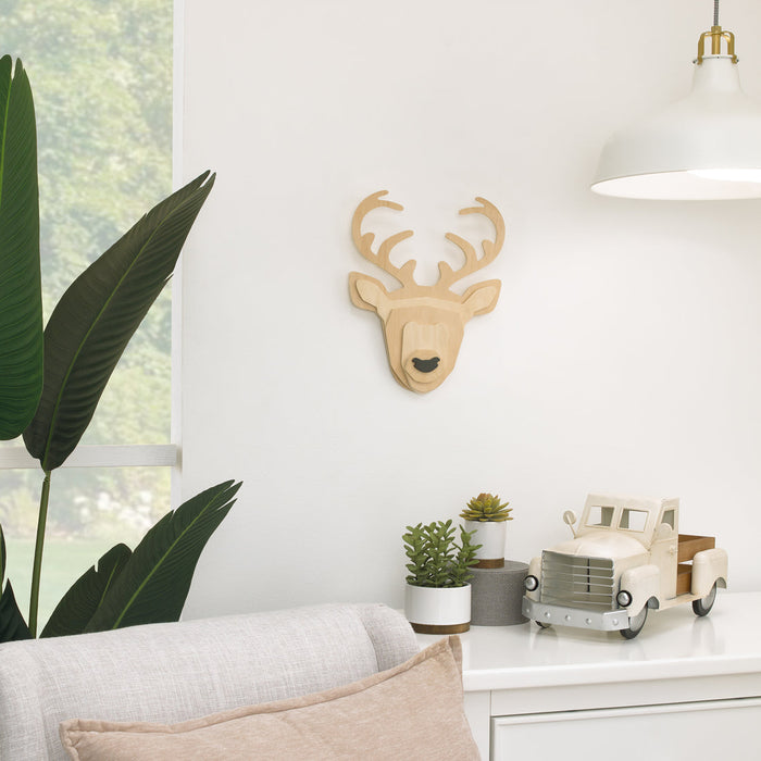 Little Love by NoJo Deer 3D Natural Wood Wall Décor