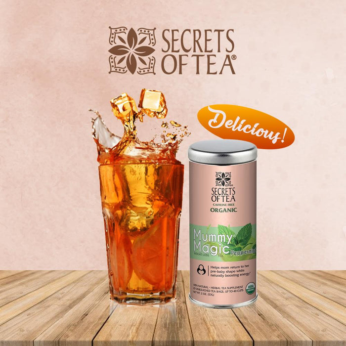 Secrets Of Tea Mummy Magic Weight Loss Tea- 40 servings- Peppermint Flavor- Easy Weight Loss