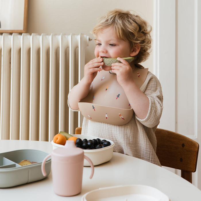 Mushie Silicone Baby Bib