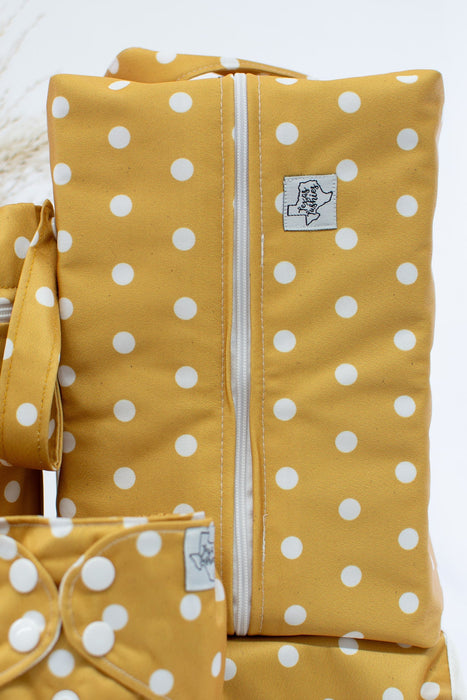 Texas Tushies Mustard Polka Dots - Pod