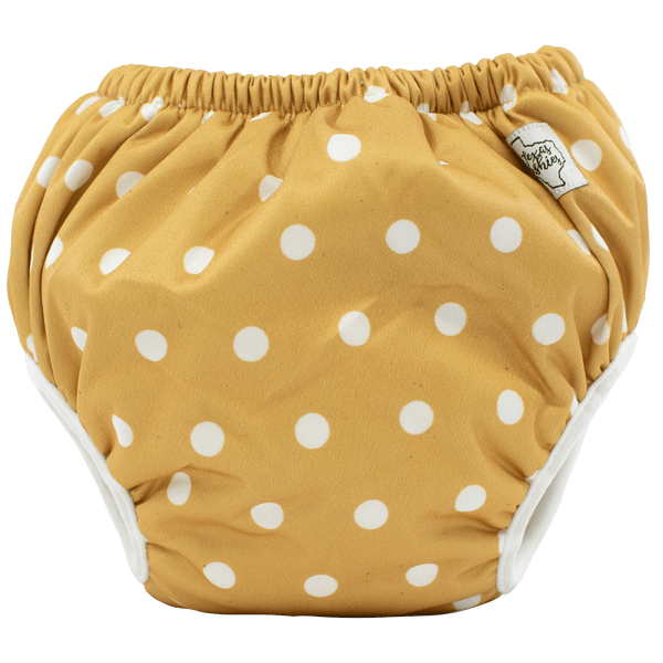 Texas Tushies Mustard Polka Dots - Training Pants