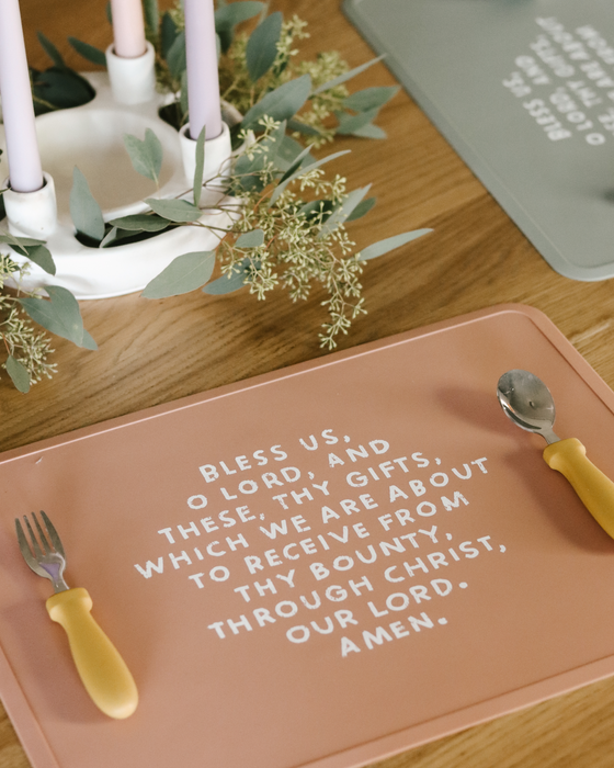 Be A Heart Meal Blessing Silicone Placemat