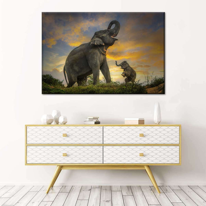 ElephantStock Elephant Herd Call Wall Art