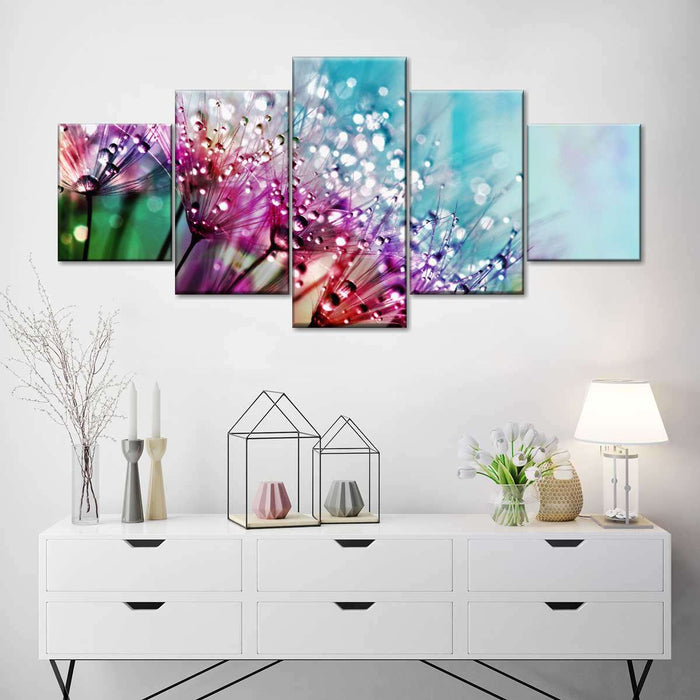 ElephantStock Colorful Dew Wall Art