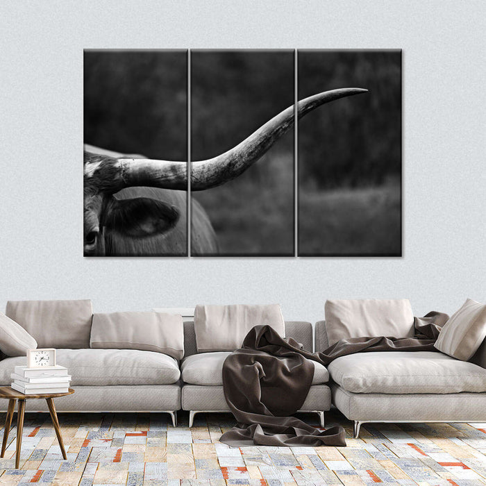 ElephantStock Texas Longhorn Cattle Wall Art