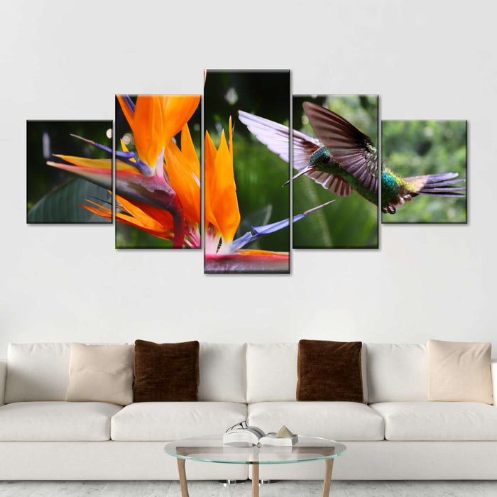 ElephantStock Flying Hummingbird Wall Art