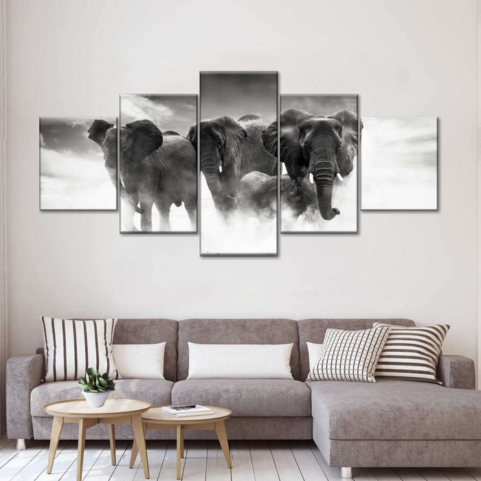 ElephantStock Etosha Park Elephants Wall Art