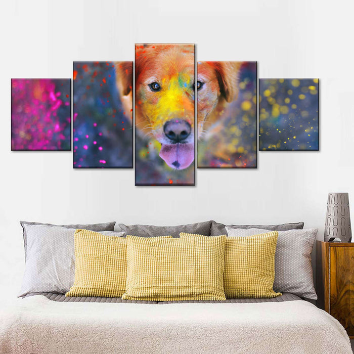 ElephantStock Colorful Labrador Wall Art