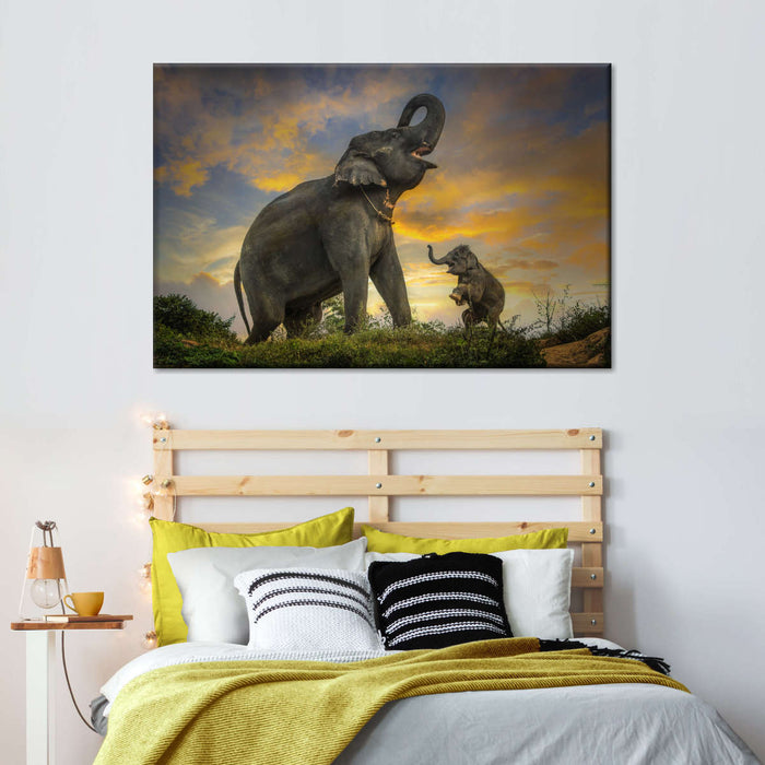 ElephantStock Elephant Herd Call Wall Art