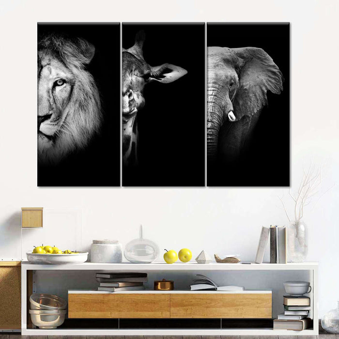 ElephantStock Safari Animal Portraits Wall Art