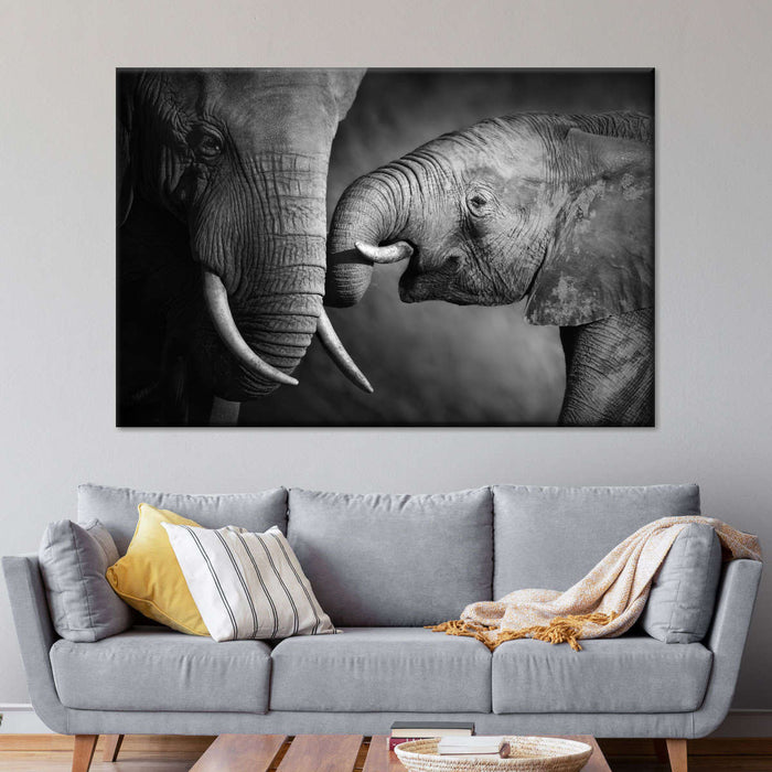 ElephantStock Elephant Affection Wall Art