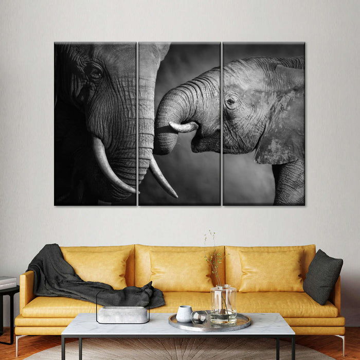 ElephantStock Elephant Affection Wall Art