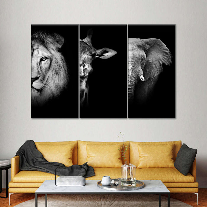 ElephantStock Safari Animal Portraits Wall Art