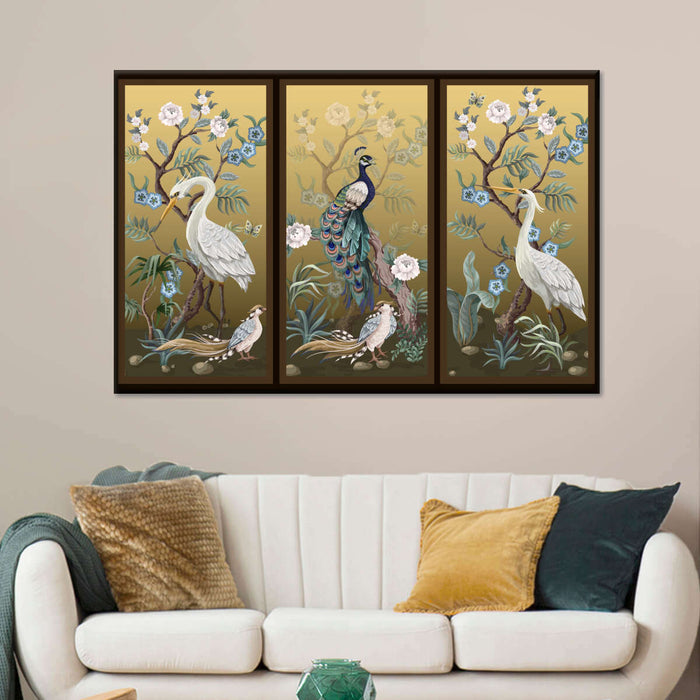 ElephantStock Elegant Birds Wall Art