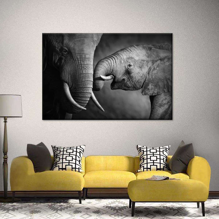 ElephantStock Elephant Affection Wall Art