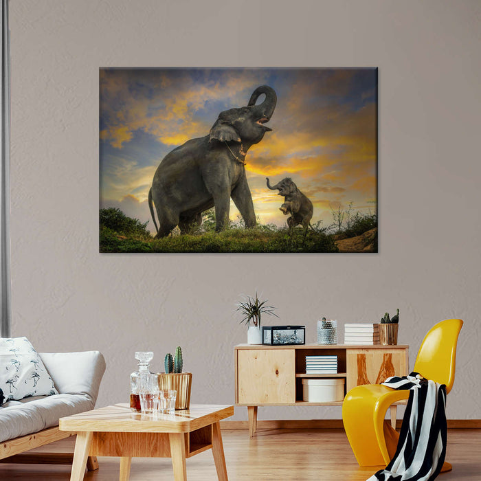 ElephantStock Elephant Herd Call Wall Art