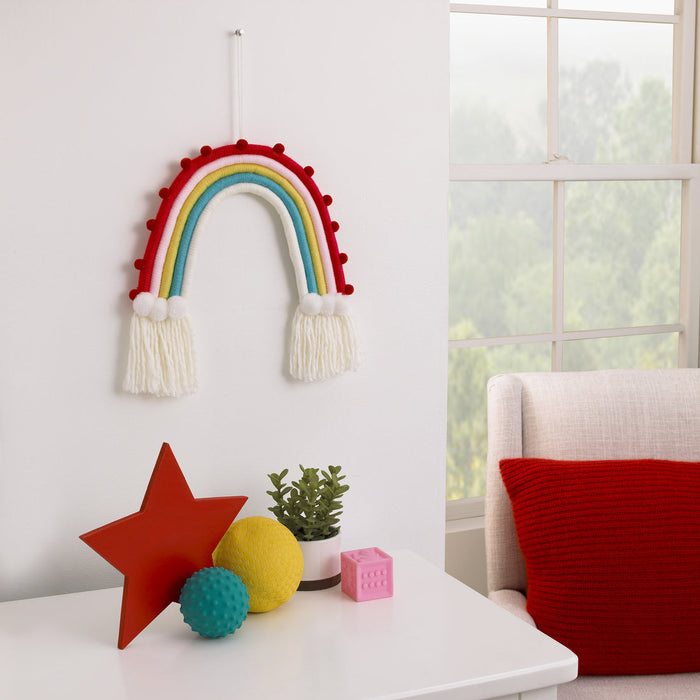 Little Love by NoJo Rainbow Tapestry Yarn Wall Décor