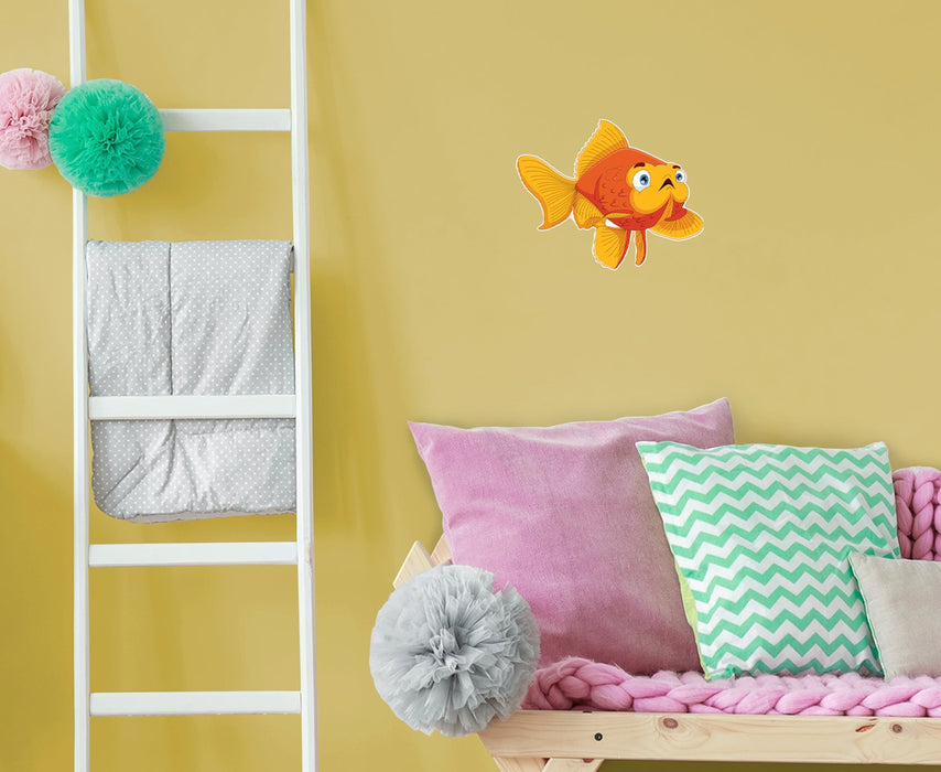 Fathead Nursery:  Orange Fish Icon        -   Removable Wall   Adhesive Decal