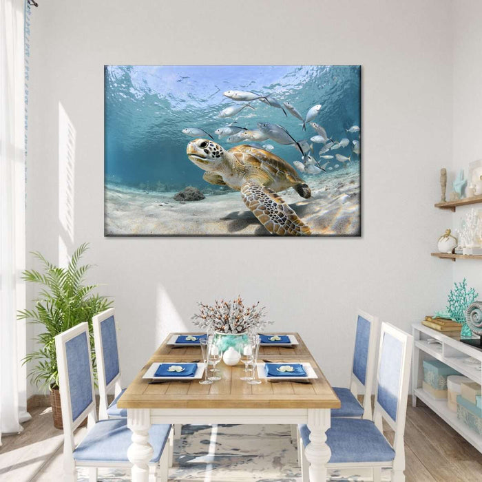 ElephantStock Curacao Fish And Turtle Wall Art