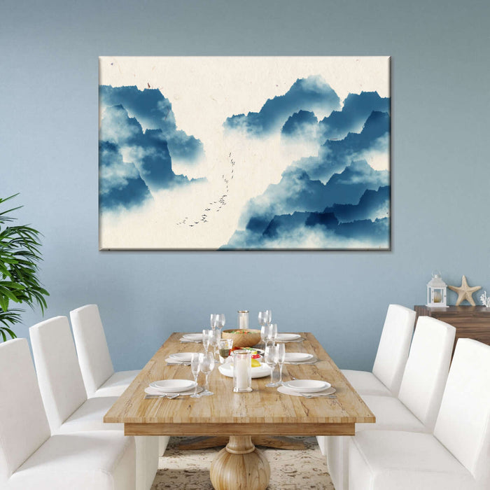 ElephantStock Abstract Chinese Scenery Wall Art