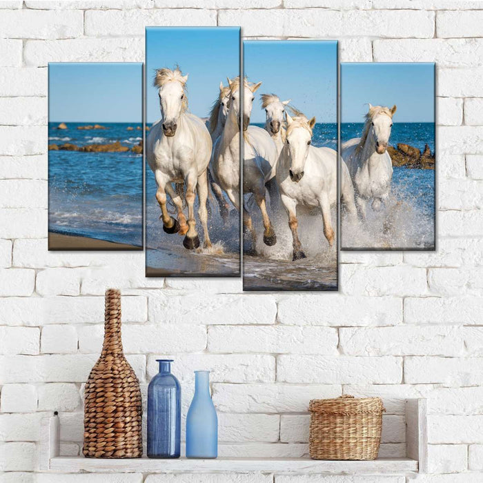 ElephantStock Camargue Horses Wall Art