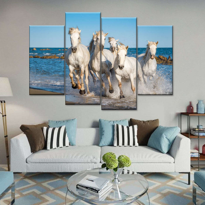 ElephantStock Camargue Horses Wall Art