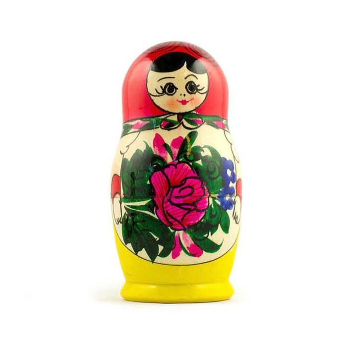 BestPysanky Set of 5 Traditional  Nesting Dolls 4.5 Inches