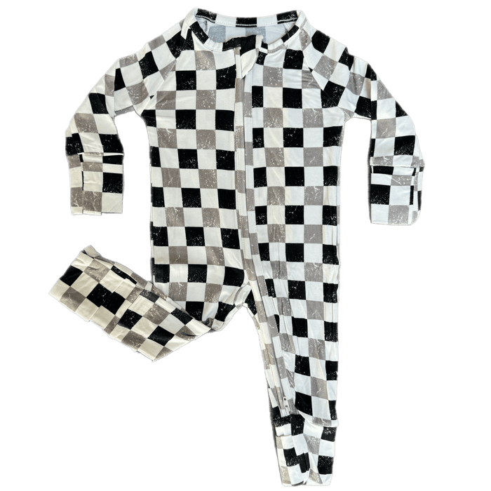 Texas Tushies Neutral Check - Bamboo Viscose Zippies