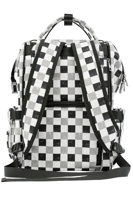 Texas Tushies Neutral Check - Diaper Bag