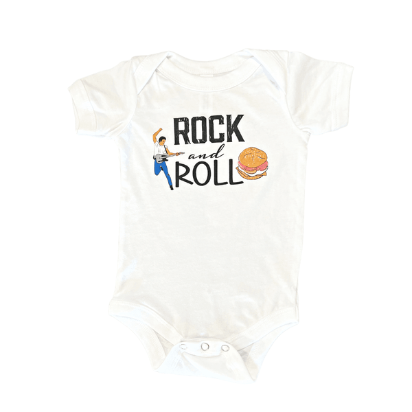 Little Hometown New Jersey Rock and Roll Onesie