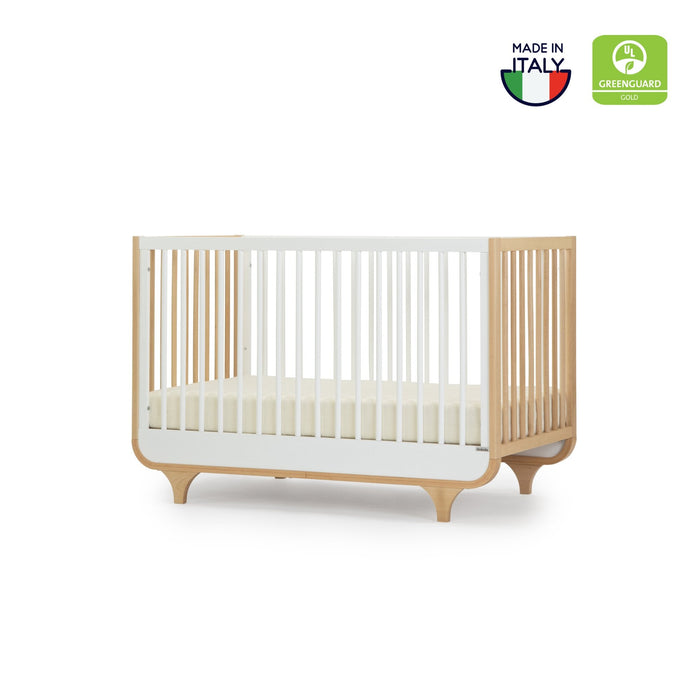 dadada Jolly 3-in1 Convertilble Crib White/Natural