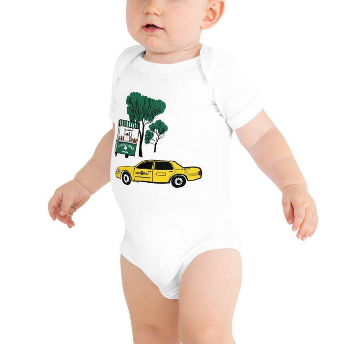 Little Hometown New York City Central Park Baby short sleeve onesie