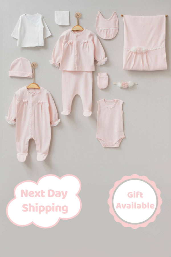 THA Dressing Mila Newborn Coming Home Set (11 Pcs)