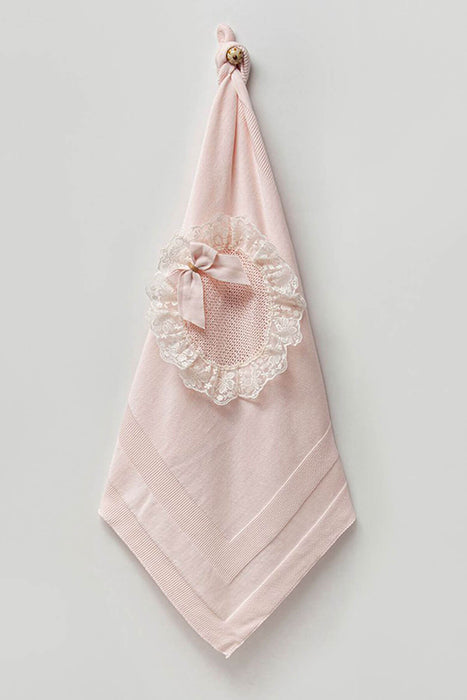 THA Dressing Nora Pink Newborn Knitwear Coming Home Set (5 Pcs)