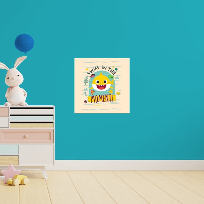 Fathead Baby Shark: Your Moment Poster - Officially Licensed Nickelodeon Removable Adhesive Decal