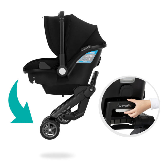 Evenflo® Shyft DualRide Infant Car Seat Stroller Combo