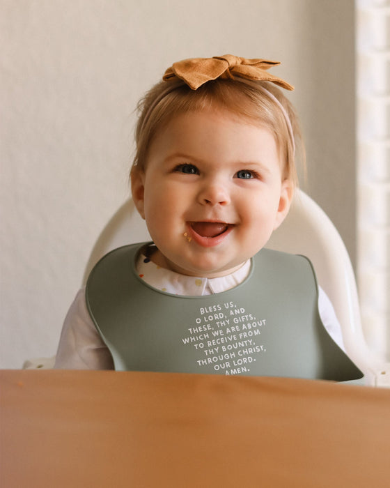 Be A Heart Meal Blessing Silicone Bib