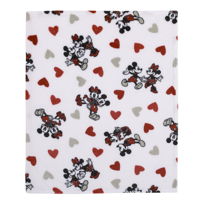 Disney Mickey Mouse & Minnie Mouse Baby Blanket