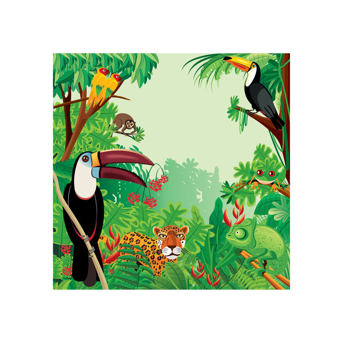 Fathead Jungle: Animals Mural - Removable Wall Adhesive Decal