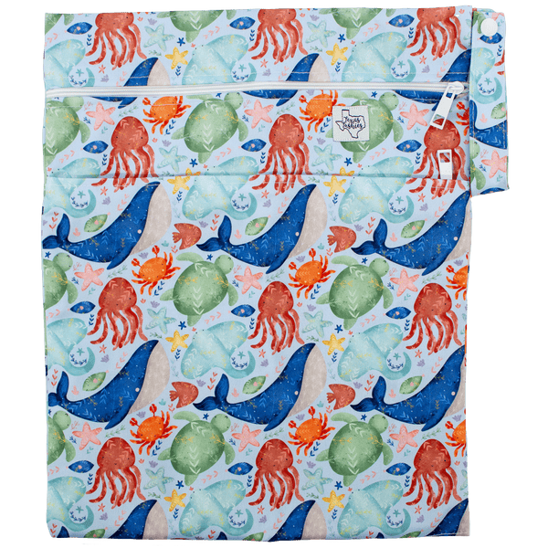 Texas Tushies Ocean Cuties - Wet Bag