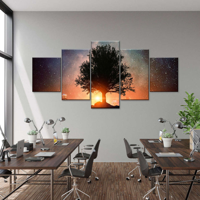 ElephantStock Starry Tree Wall Art