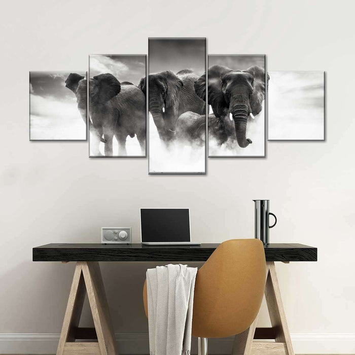 ElephantStock Etosha Park Elephants Wall Art