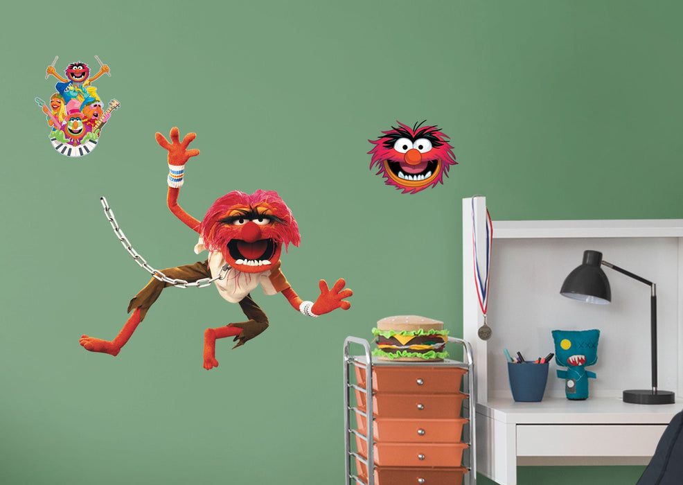 Fathead The Muppets: Animal RealBig - Officially Licensed Disney Removable Wall Adhesive Decal