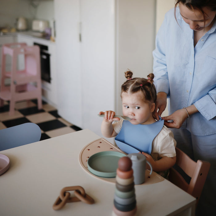 Mushie Silicone Baby Bib