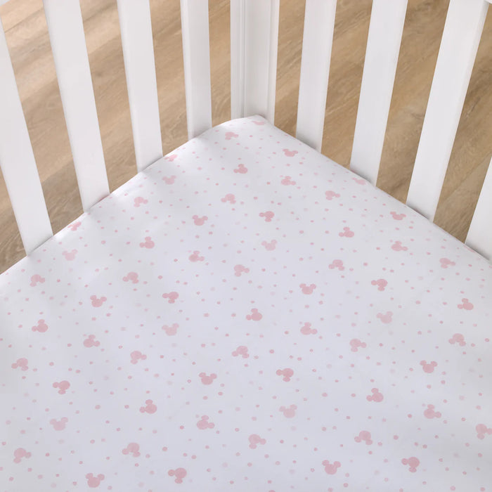 Disney Minnie Lovely Little Lady Fitted Crib Sheet