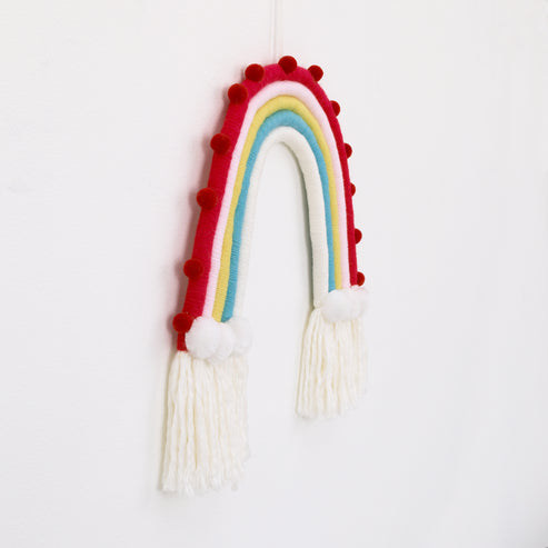 Little Love by NoJo Rainbow Tapestry Yarn Wall Décor