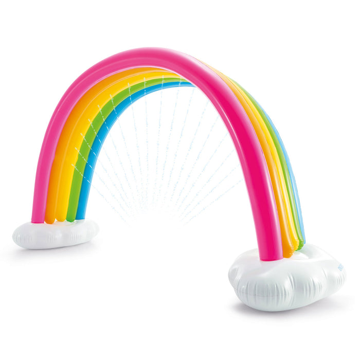 Intex 56597EP Inflatable Rainbow Cloud Outdoor Kids Play Sprinkler, Ages 3 & Up
