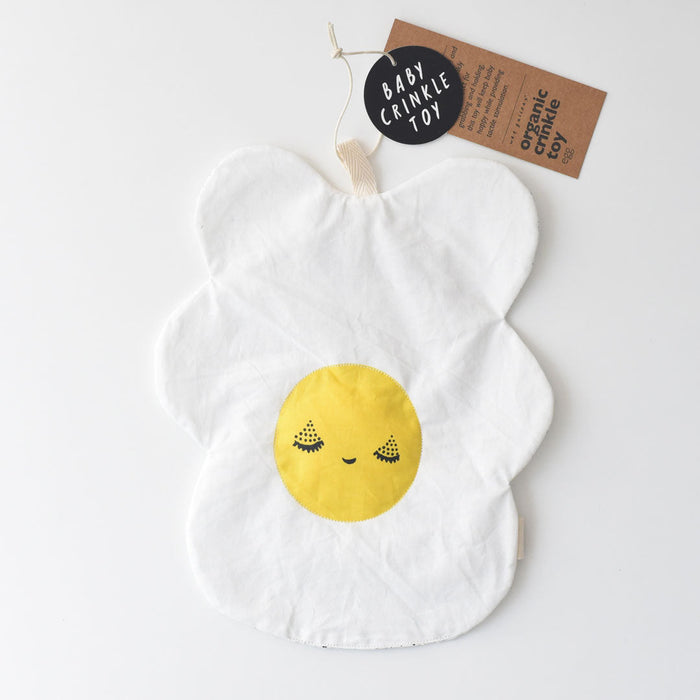 Wee Gallery Organic Crinkle Toy - Egg